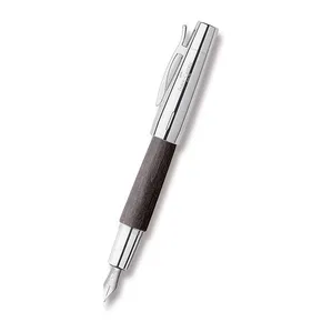 Faber-Castell e-motion Wood Black pióro wieczne, końcówka F
